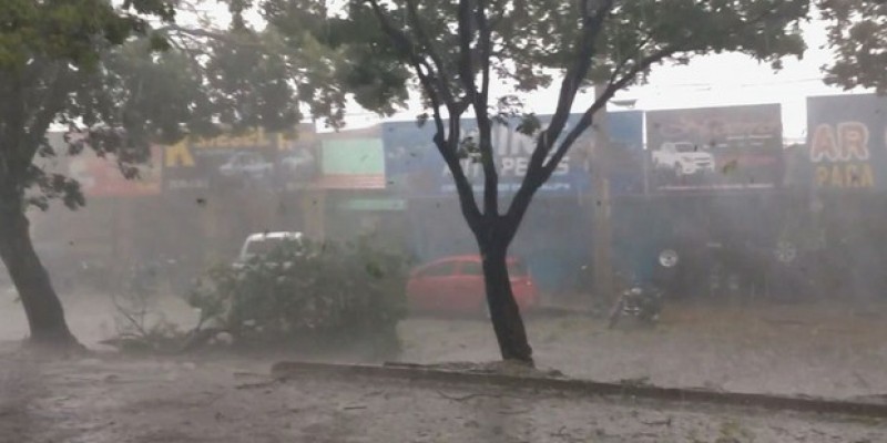 Imagem Ilustrando a Notícia: Previsão de chuvas isoladas nesta quinta-feira em Goiás