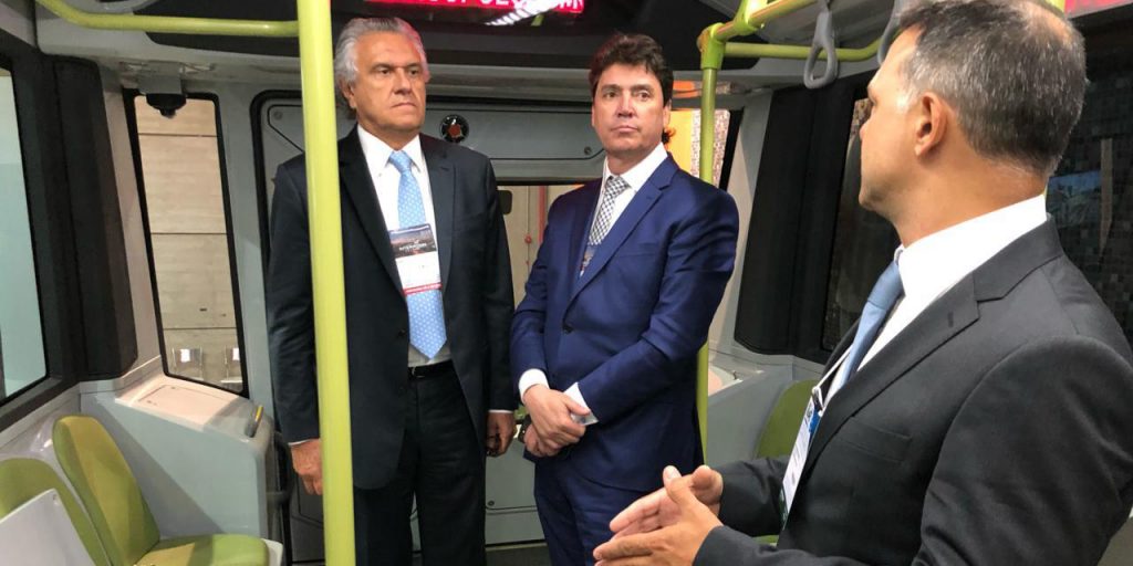 Imagem Ilustrando a Notícia: Governo de Goiás avalia tecnologia de ônibus elétricos sobre trilhos