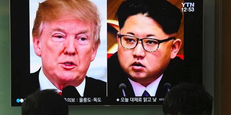 Imagem Ilustrando a Notícia: Encontro de Trump e Kim Jong-un é destaque na imprensa