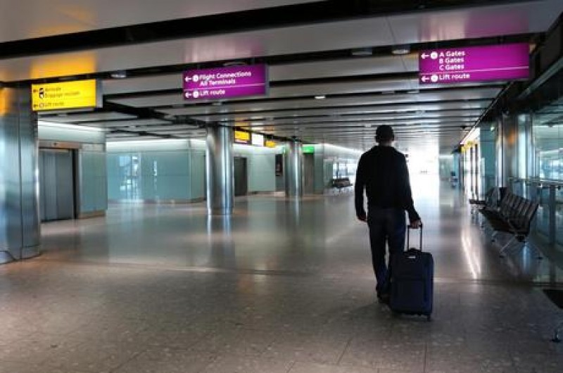 Imagem Ilustrando a Notícia: Problema informático cancela voos em Londres