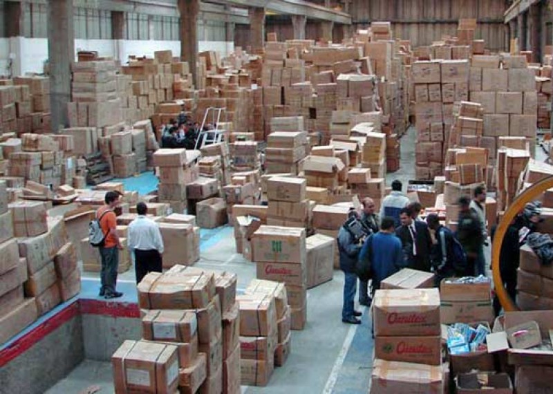 Imagem Ilustrando a Notícia: Receita destrói 3,4 mil toneladas de mercadorias apreendidas