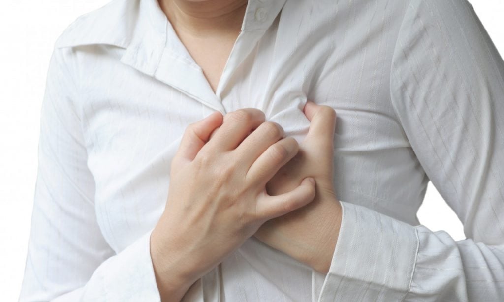 Imagem Ilustrando a Notícia: Uma em cada 4 mulheres confundiria sintomas de um infarto, diz estudo