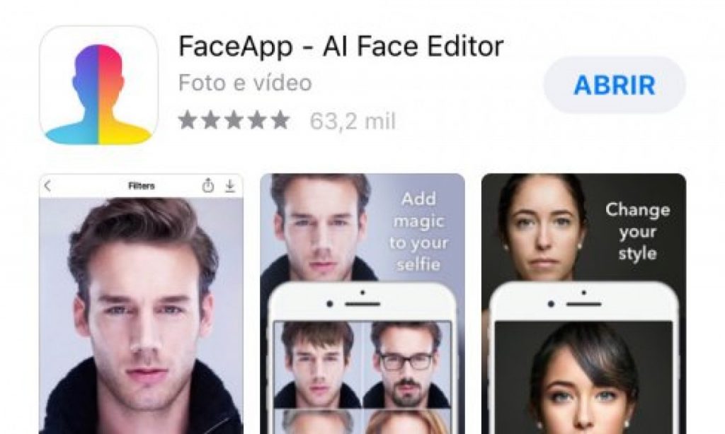 Imagem Ilustrando a Notícia: Aplicativo FaceApp pode abrir porta para abusos com dados dos usuários