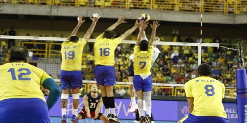 Imagem Ilustrando a Notícia: Brasil vence EUA no tie-break pela Liga das Nações em Goiânia