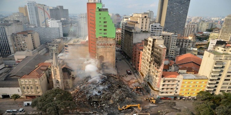 Imagem Ilustrando a Notícia: Identificadas mais duas vítimas do prédio que desabou em SP