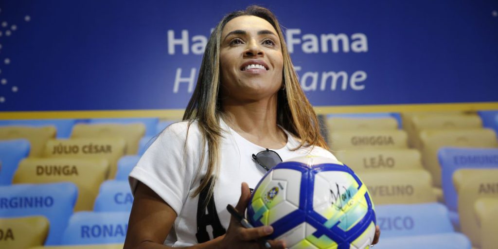 Imagem Ilustrando a Notícia: Marta defende esporte como ferramenta em busca da igualdade de gênero