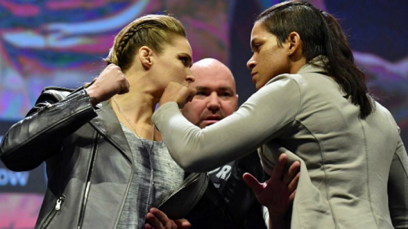 Imagem Ilustrando a Notícia: Amanda Nunes enfrenta Ronda