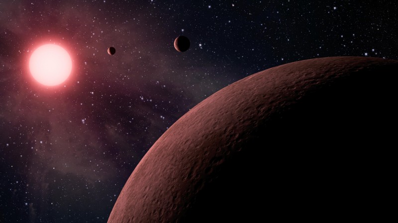 Imagem Ilustrando a Notícia: Nasa descobre planetas  parecidos com a Terra
