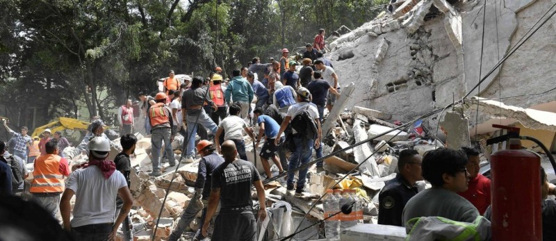 Imagem Ilustrando a Notícia: Sobe para 224 o número de mortos em terremoto no México