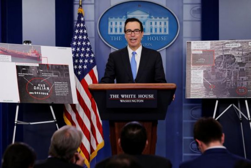 Imagem Ilustrando a Notícia: EUA impõem sanções por ajuda à Coreia do Norte