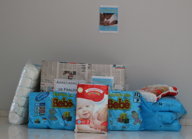 Imagem Ilustrando a Notícia: Credeq reúne 830 fraldas na campanha para o Siga Bebê