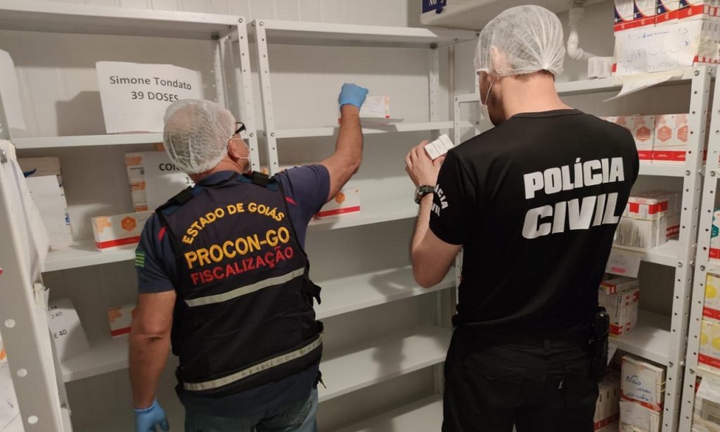 Imagem Ilustrando a Notícia: Procon e PC-GO fiscalizam preços de vacina da Influenza em Goiânia, nesta sexta (3)