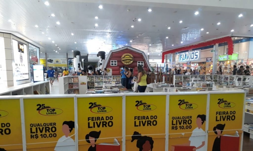 Imagem Ilustrando a Notícia: Shopping recebe feira de livros a R$ 10