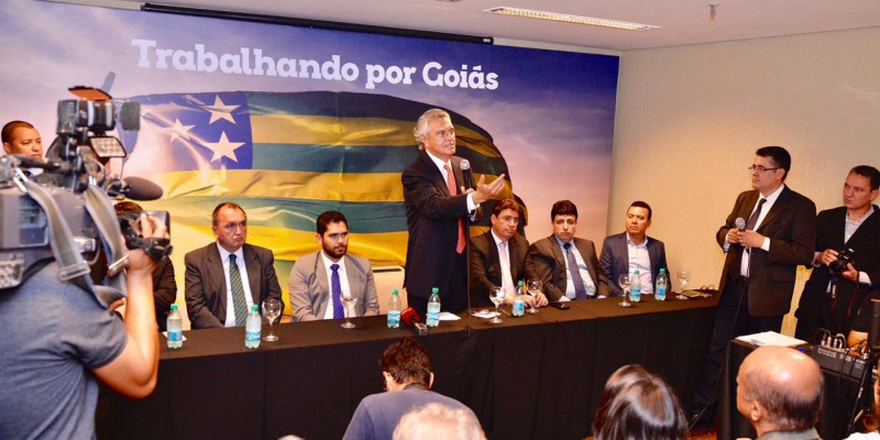 Imagem Ilustrando a Notícia: Governador eleito de Goiás, Caiado anuncia secretários