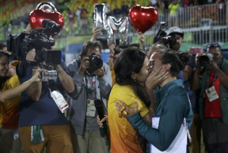Imagem Ilustrando a Notícia: Olimpíada dá visibilidade à causa LGBT