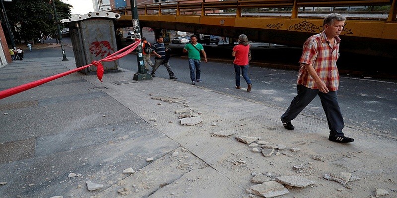 Imagem Ilustrando a Notícia: Venezuela eleva magnitude de terremoto para 6,9 e avalia danos