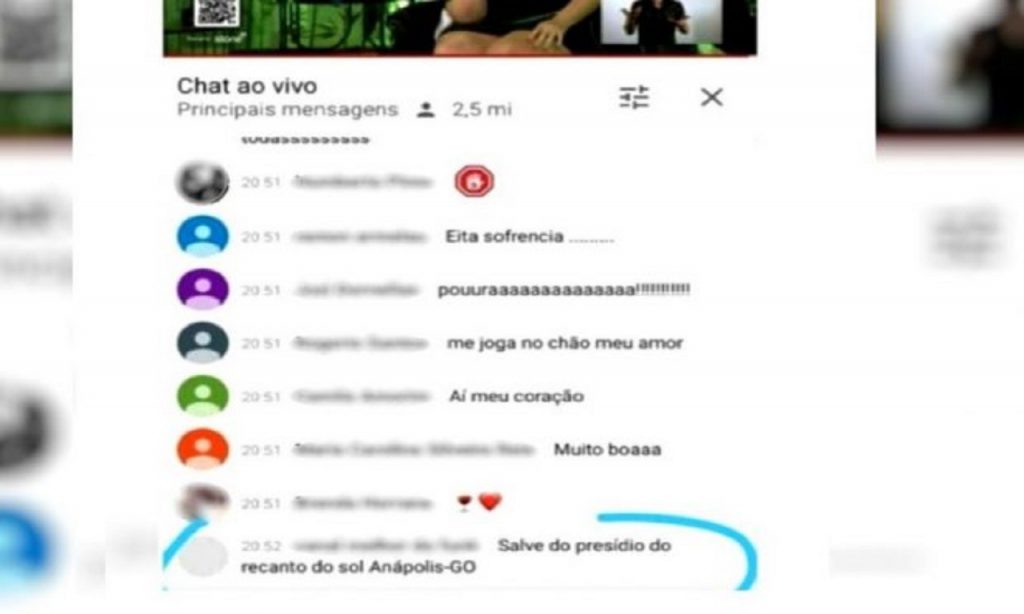Imagem Ilustrando a Notícia: Detento fica sem celular após comentar em live de Marília Mendonça, em Anápolis