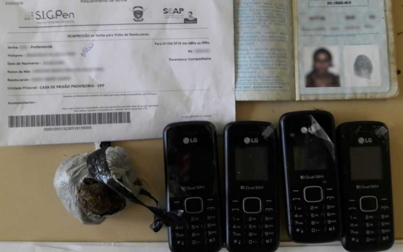 Imagem Ilustrando a Notícia: Grávida tenta entrar em presídio com celulares nas partes íntimas