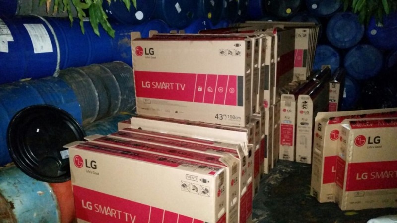 Imagem Ilustrando a Notícia: Homem é preso com 150 aparelhos de TV roubados em Aparecida de Goiânia