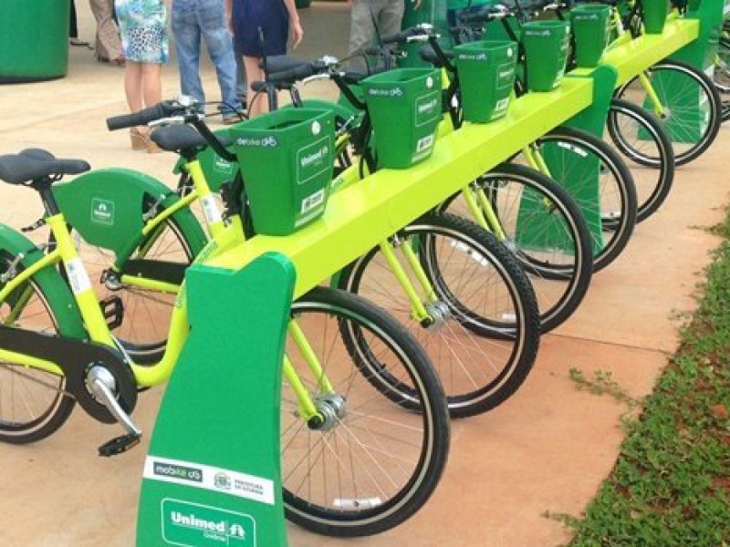 Imagem Ilustrando a Notícia: Número de pontos de bikes compartilhadas chega a 16 em Goiânia