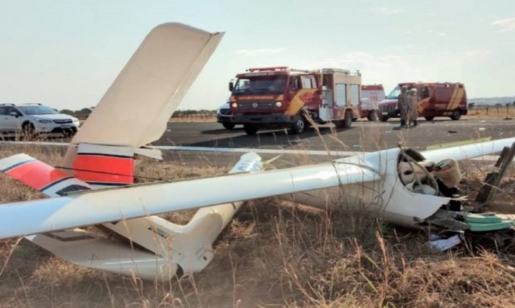 Imagem Ilustrando a Notícia: Acidente de avião em Formosa resulta em óbito do piloto