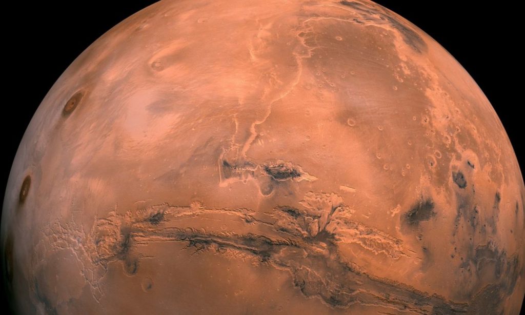 Imagem Ilustrando a Notícia: Sonda chinesa envia à Terra primeiras imagens da órbita de Marte