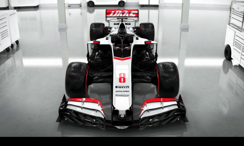 Imagem Ilustrando a Notícia: Haas divulga nova pintura para seu carro da Fórmula 1