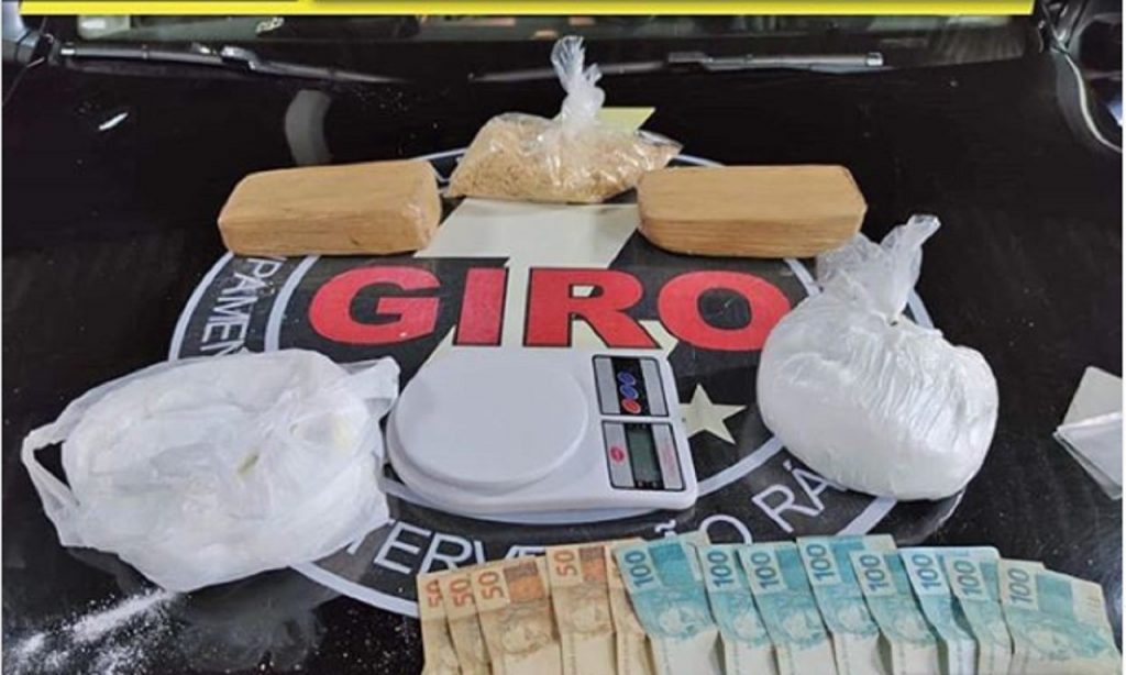 Imagem Ilustrando a Notícia: Dois homens são presos com 3,5 kgs de pasta base de cocaína em Goiânia