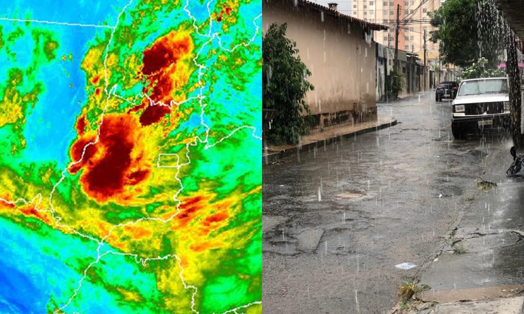 Imagem Ilustrando a Notícia: Em um dia, Inmet registra maior incidência de chuva dos últimos 40 anos em Goiânia