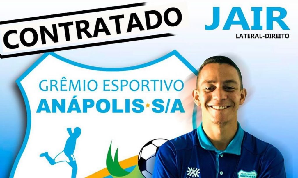Imagem Ilustrando a Notícia: Grêmio Anápolis fecha a contratação de lateral-direito campeão com o Goiatuba
