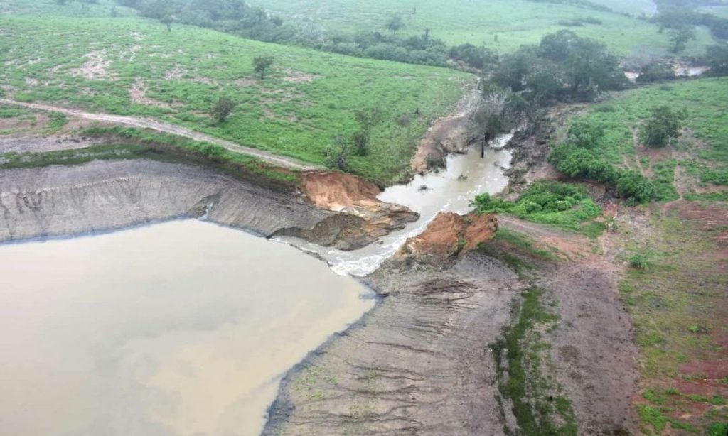 Imagem Ilustrando a Notícia: Defesa Civil diz que não há risco de novo rompimento de barragem na BA