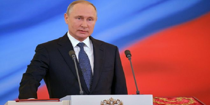 Imagem Ilustrando a Notícia: Vladimir Putin toma posse para quarto mandato na Rússia