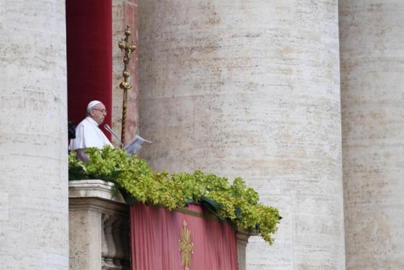Imagem Ilustrando a Notícia: Em mensagem pela Páscoa, Papa condena “extermínio” na Síria