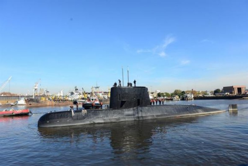 Imagem Ilustrando a Notícia: Argentina oferece recompensa para quem achar submarino desaparecido