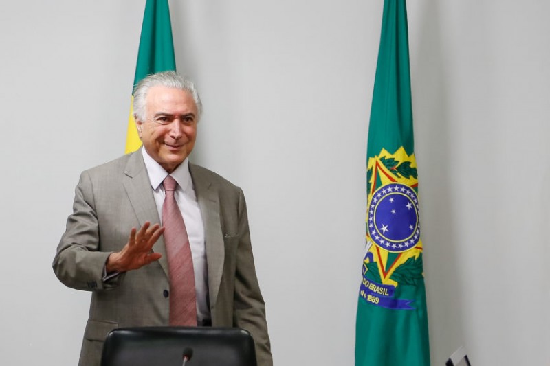 Imagem Ilustrando a Notícia: Temer diz que Brasil viveu “isolamento externo” nos últimos anos