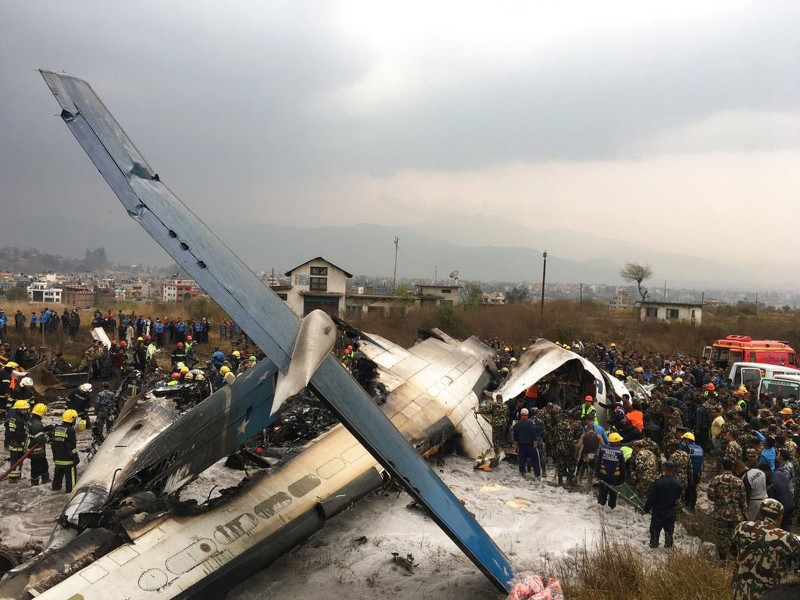 Imagem Ilustrando a Notícia: Acidente de avião deixa pelo menos 40 mortos no Nepal