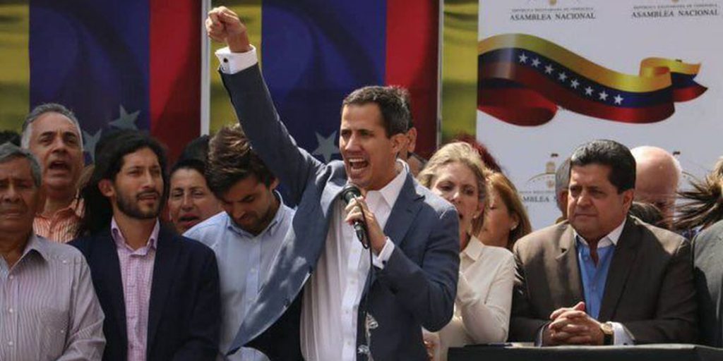Imagem Ilustrando a Notícia: MP pede proibição de Guaidó sair da Venezuela e bloqueio de bens