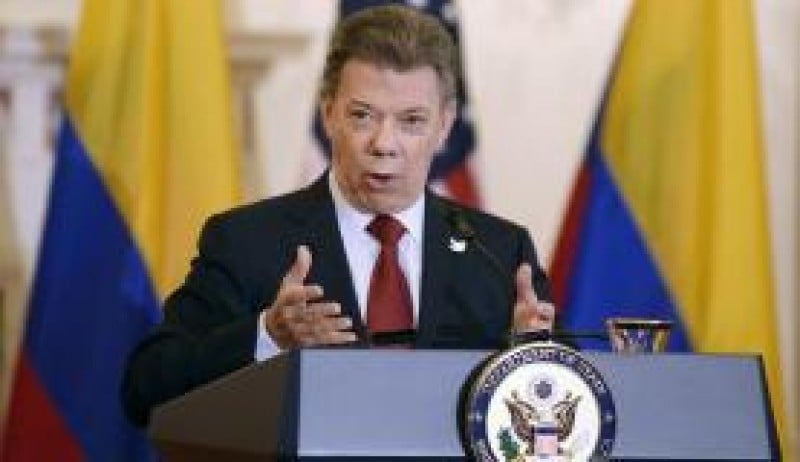 Imagem Ilustrando a Notícia: Guerra “terminou”, diz presidente da Colômbia ao receber Nobel da Paz