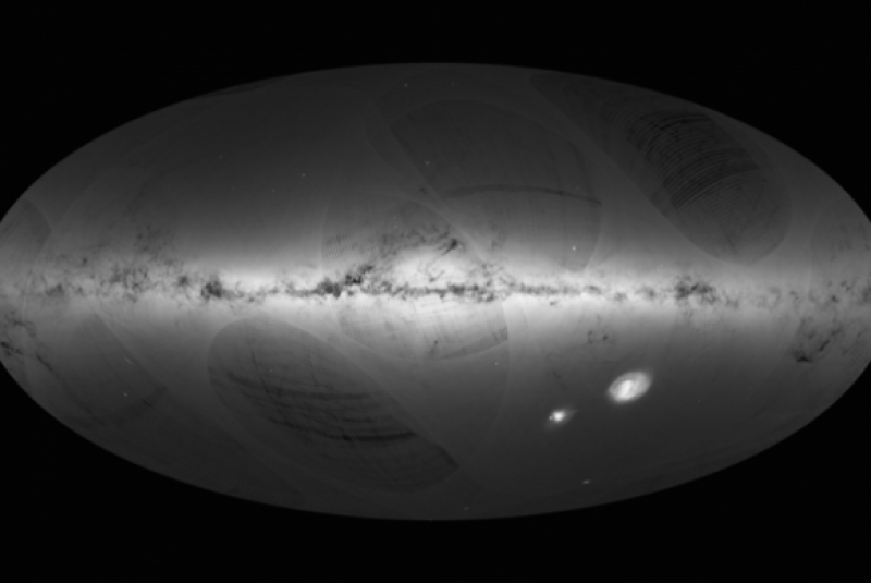 Imagem Ilustrando a Notícia: Agência divulga mapa da Via Láctea com detalhes de mais de 1 bilhão de estrelas