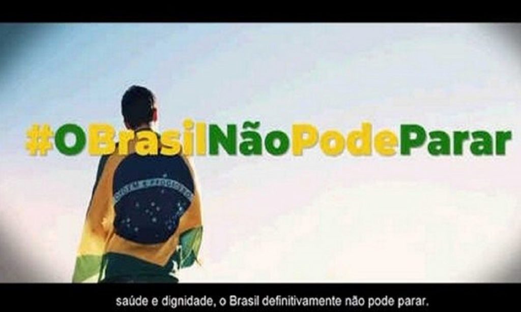 Imagem Ilustrando a Notícia: Juíza atende MPF e obriga Bolsonaro cancelar campanha ‘O Brasil Não Pode Parar’