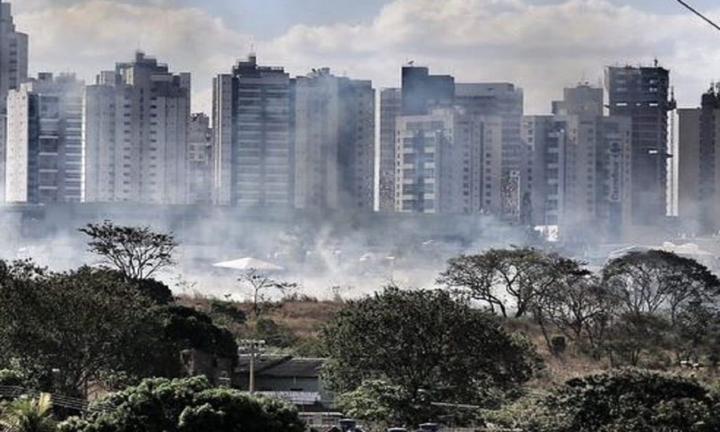 Imagem Ilustrando a Notícia: Gari que incendiou vegetação próxima ao Niemeyer pode ter ateado fogo no Parque Sabiá, em Goiânia