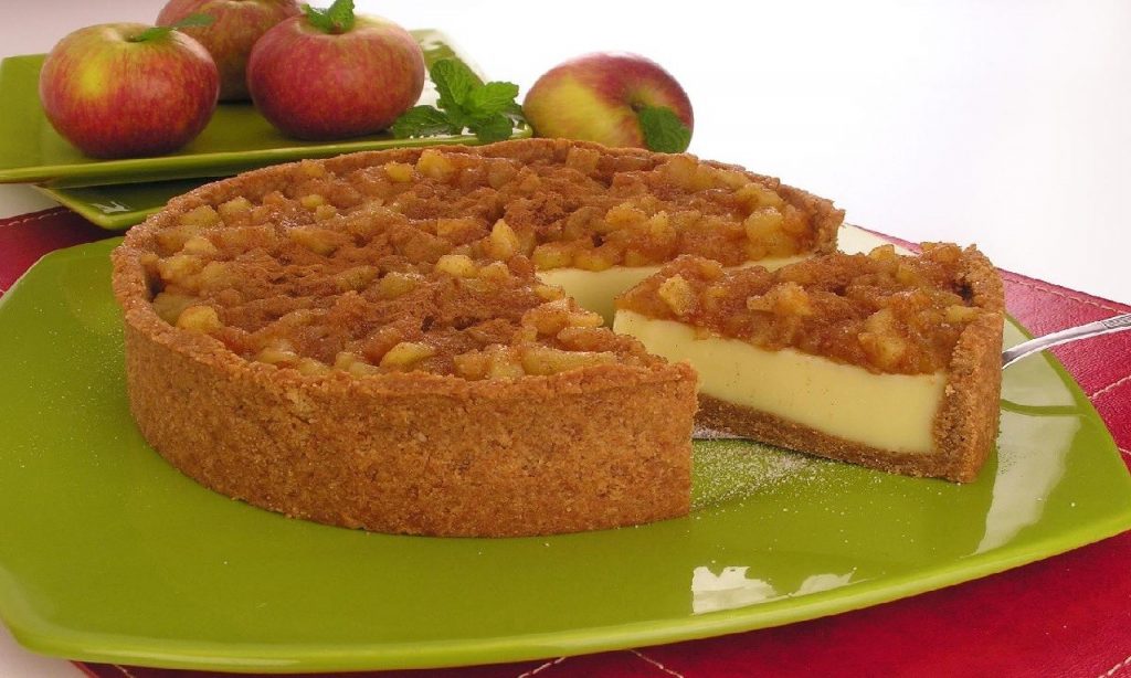 Imagem Ilustrando a Notícia: Símbolo da gastronomia americana: aprenda a fazer torta de maçã