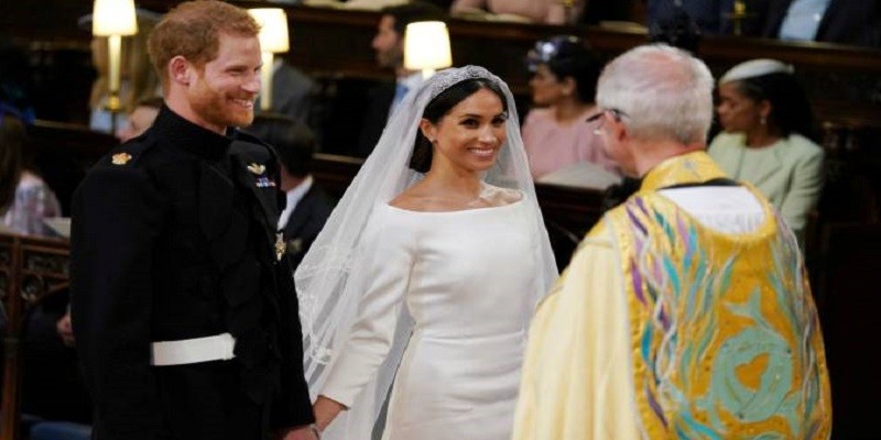 Imagem Ilustrando a Notícia: Príncipe Harry e atriz Meghan Markle já são marido e mulher