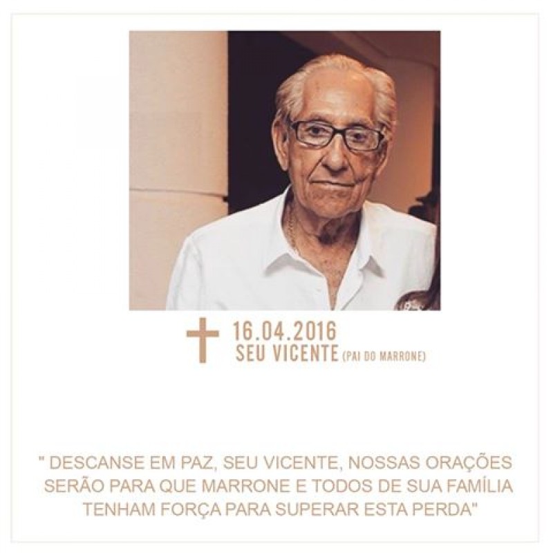 Imagem Ilustrando a Notícia: Vicente, pai do sertanejo Marrone morre aos 83 anos