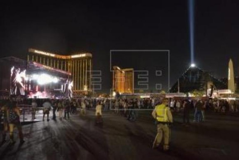Imagem Ilustrando a Notícia: Ataque em Las Vegas deixa pelo menos 58 mortos e mais de 500 feridos