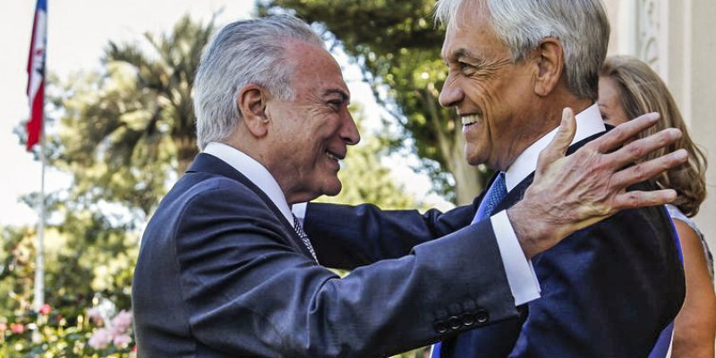Imagem Ilustrando a Notícia: Presidente chileno visita Brasil e Argentina