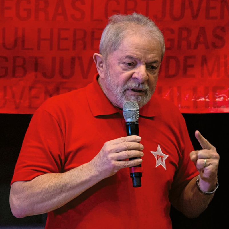 Imagem Ilustrando a Notícia: Durante julgamento, Lula afirma que está tranquilo e que não cometeu crime