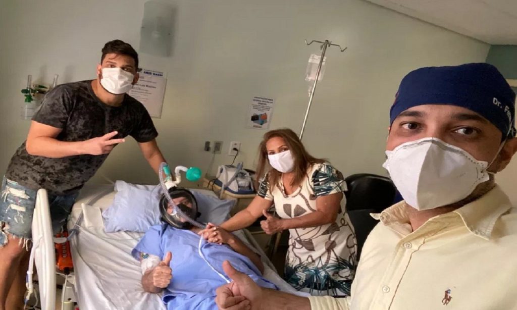 Imagem Ilustrando a Notícia: Pai de Cauan tem alta, mas segue em hospital para reavaliação médica