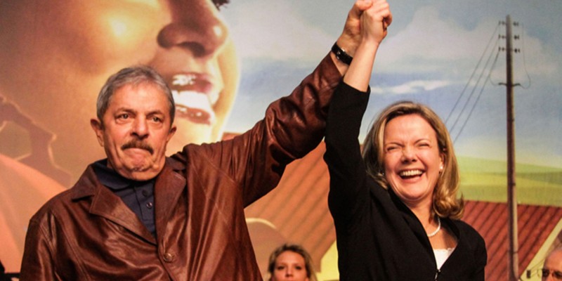 Imagem Ilustrando a Notícia: Em carta à Gleisi Hoffmann, Lula reafirma que é candidato