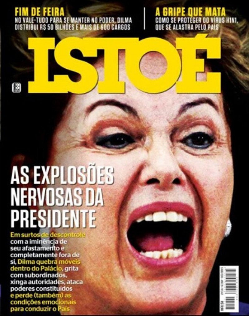 Imagem Ilustrando a Notícia: Justiça condena revista a publicar direito de resposta de Dilma Rousseff